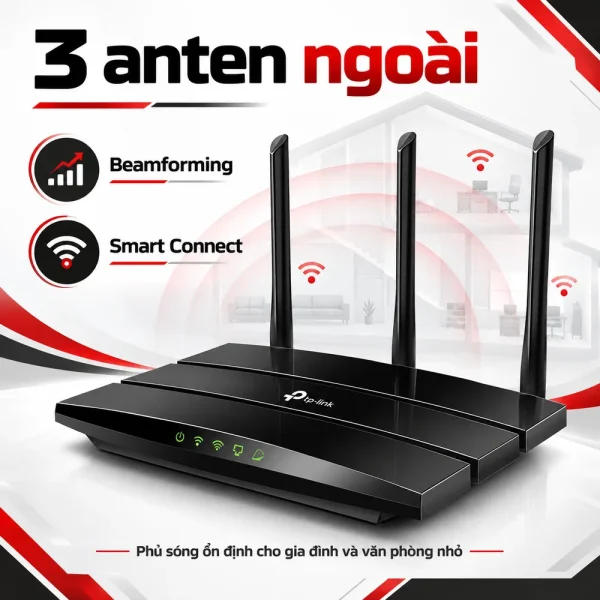 Router Wi-Fi MU-MIMO AC1900 TP-Link Archer A8