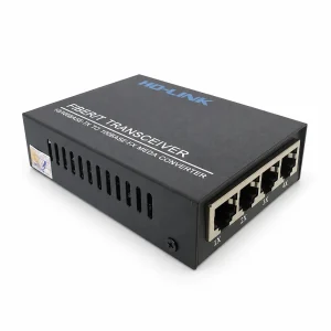 Switch chia mạng BTON 4 cổng PoE 10/100M + Fiber BT-6104 FE-25A