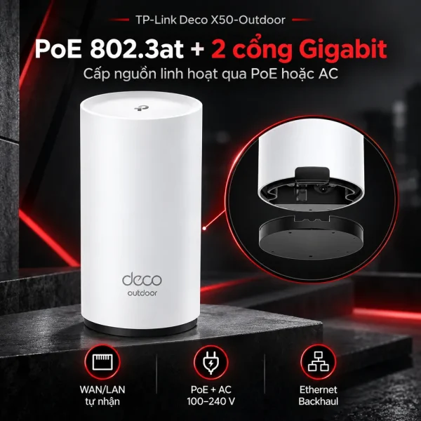 TP-Link Deco X50-Outdoor AX3000 – Mesh WiFi