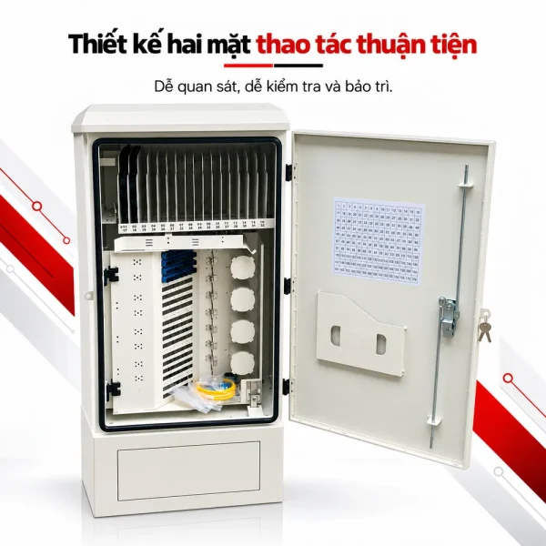 Tủ phối quang ODF dung lượng tối đa 192FO