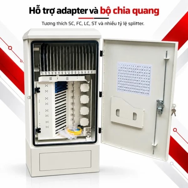 Tủ phối quang ODF dung lượng tối đa 192FO
