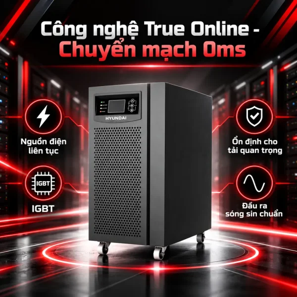 UPS HyunDai Online 10KVA/9KW PN: HD-10KS