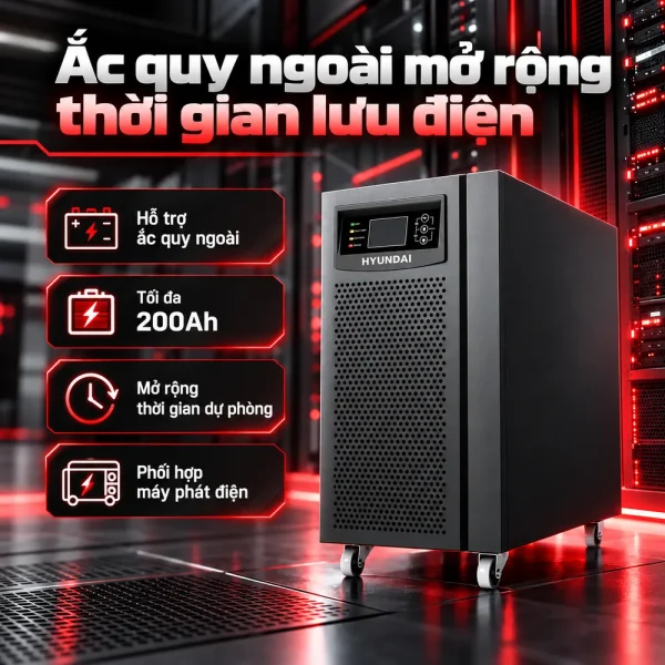 UPS HyunDai Online 2KVA/1.8KW HD-2KS