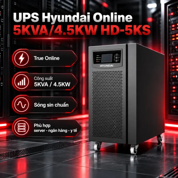 UPS HyunDai Online 5KVA/4.5KW HD-5KS