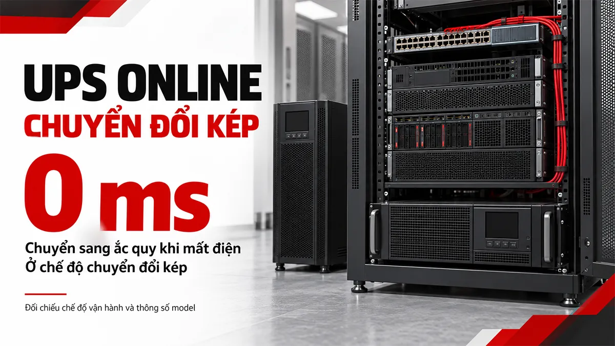 ups online chuyển đổi kép